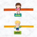 Character Rakhi (Set of 2 pcs) - Beach boy & girl