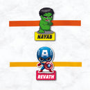 Character Rakhi (Set of 2 pcs) - Hulk & Captain America