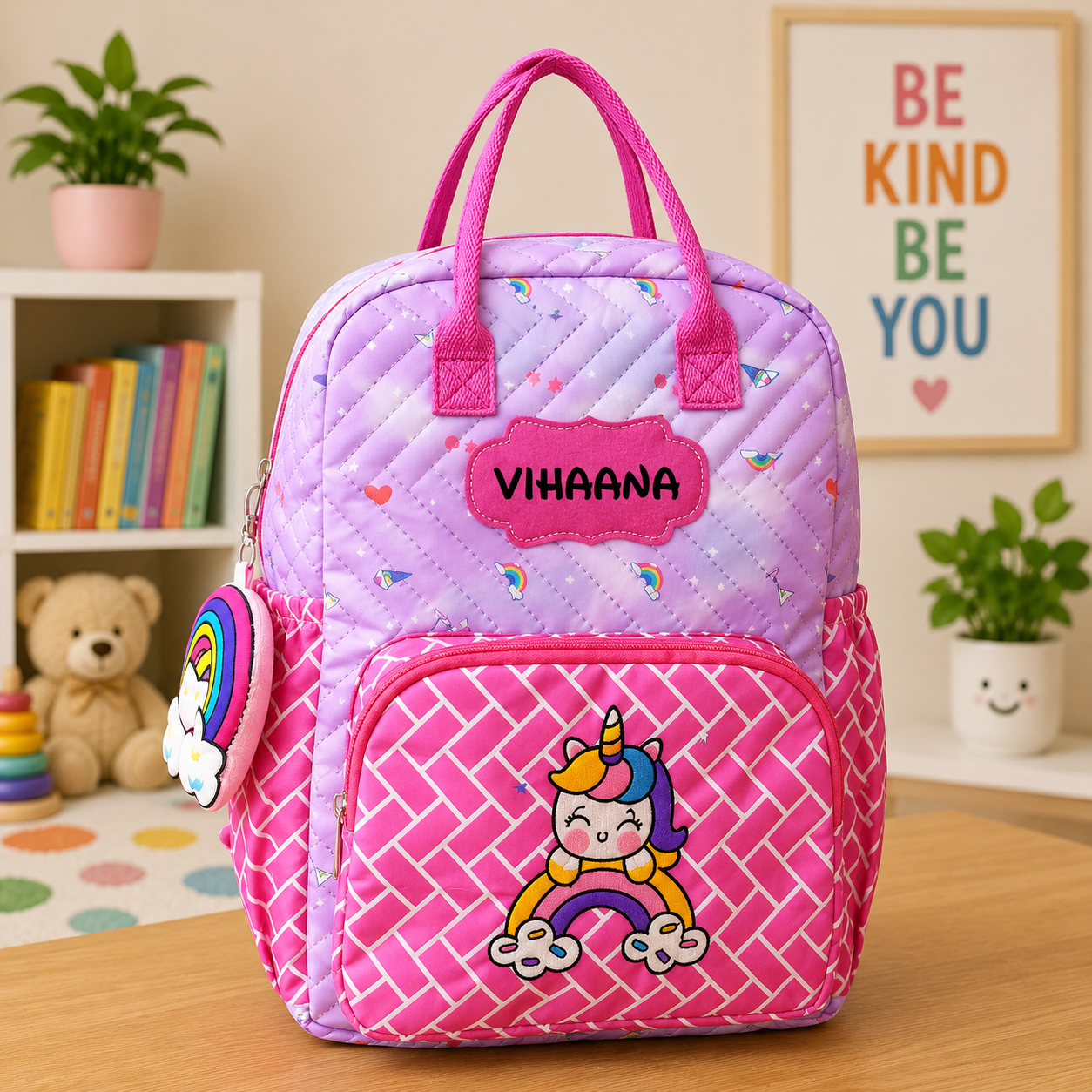 Box Backpack - Baby Unicorn