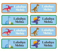 Rectangular Labels - Dino Land