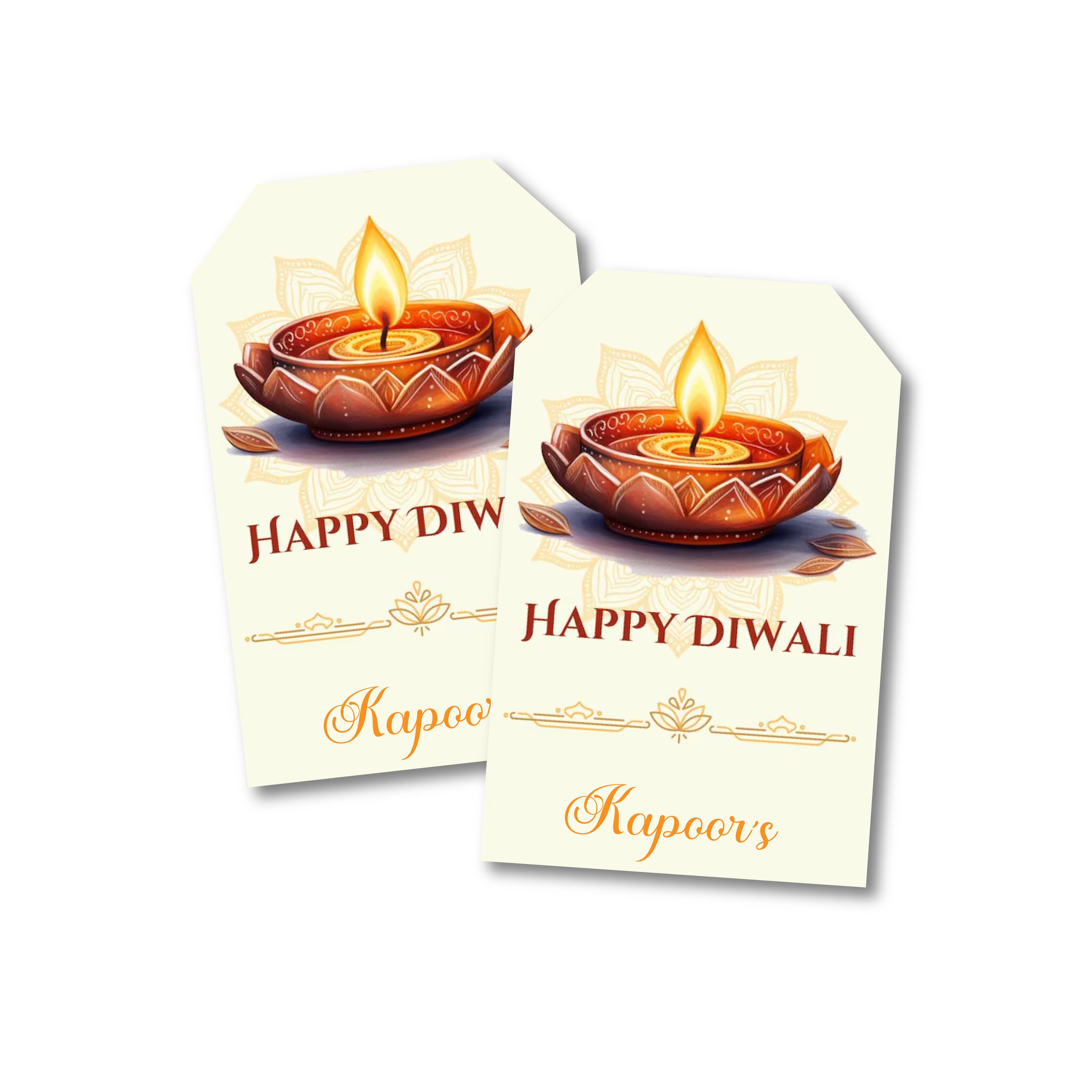 Diwali Gift Tag - Design 10