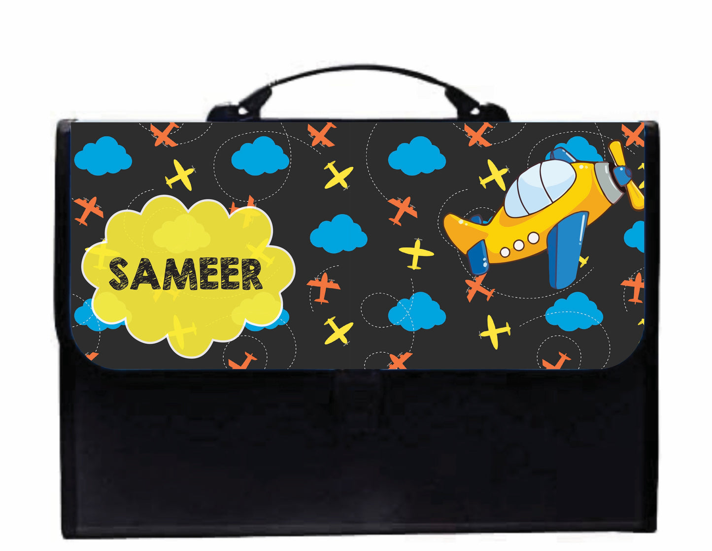 Expandable Folder - Airplane pattern – thedesignfactoryshop