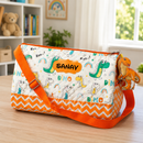 Duffle Bag with Toy Keychain - Dino