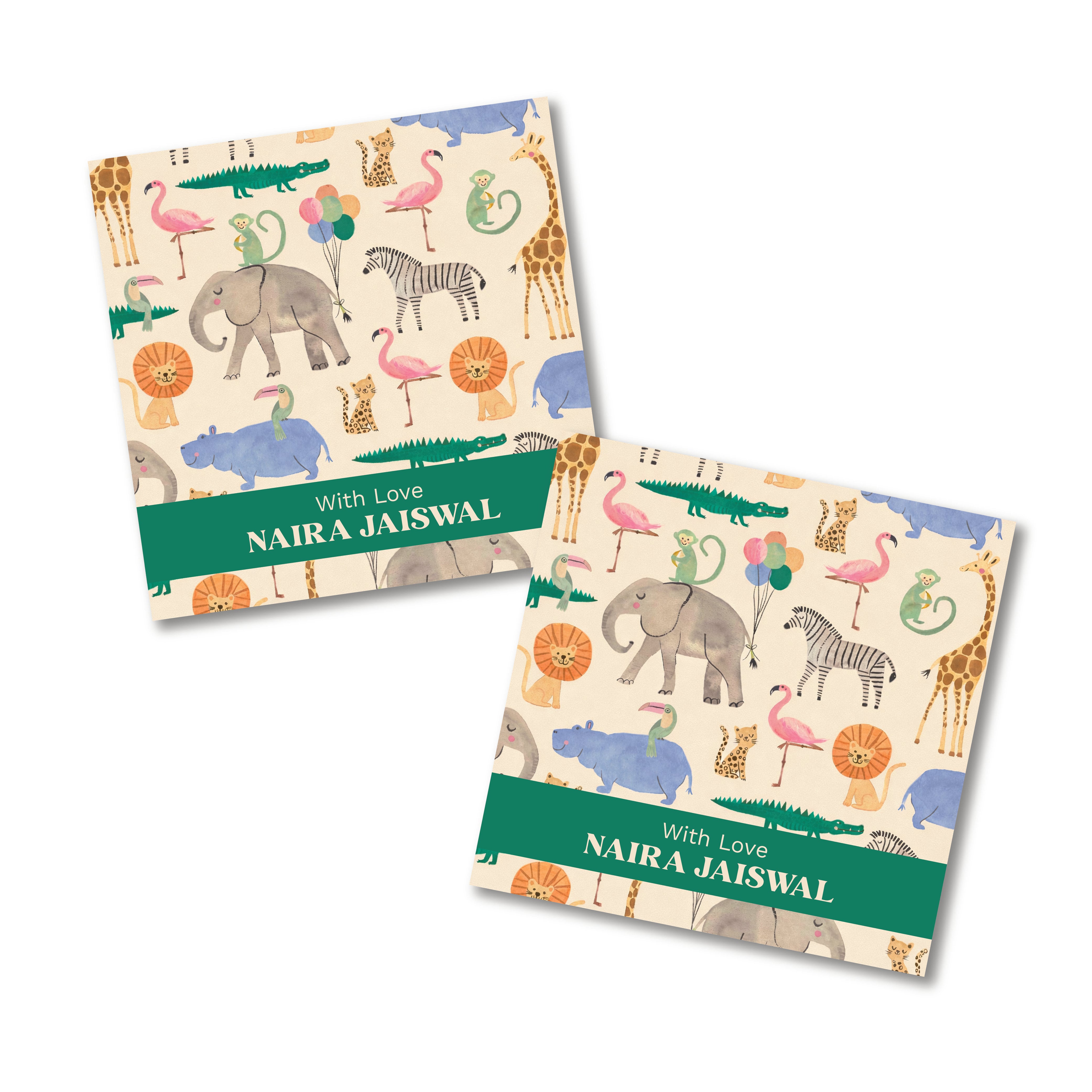 Gift Tag - Animal World