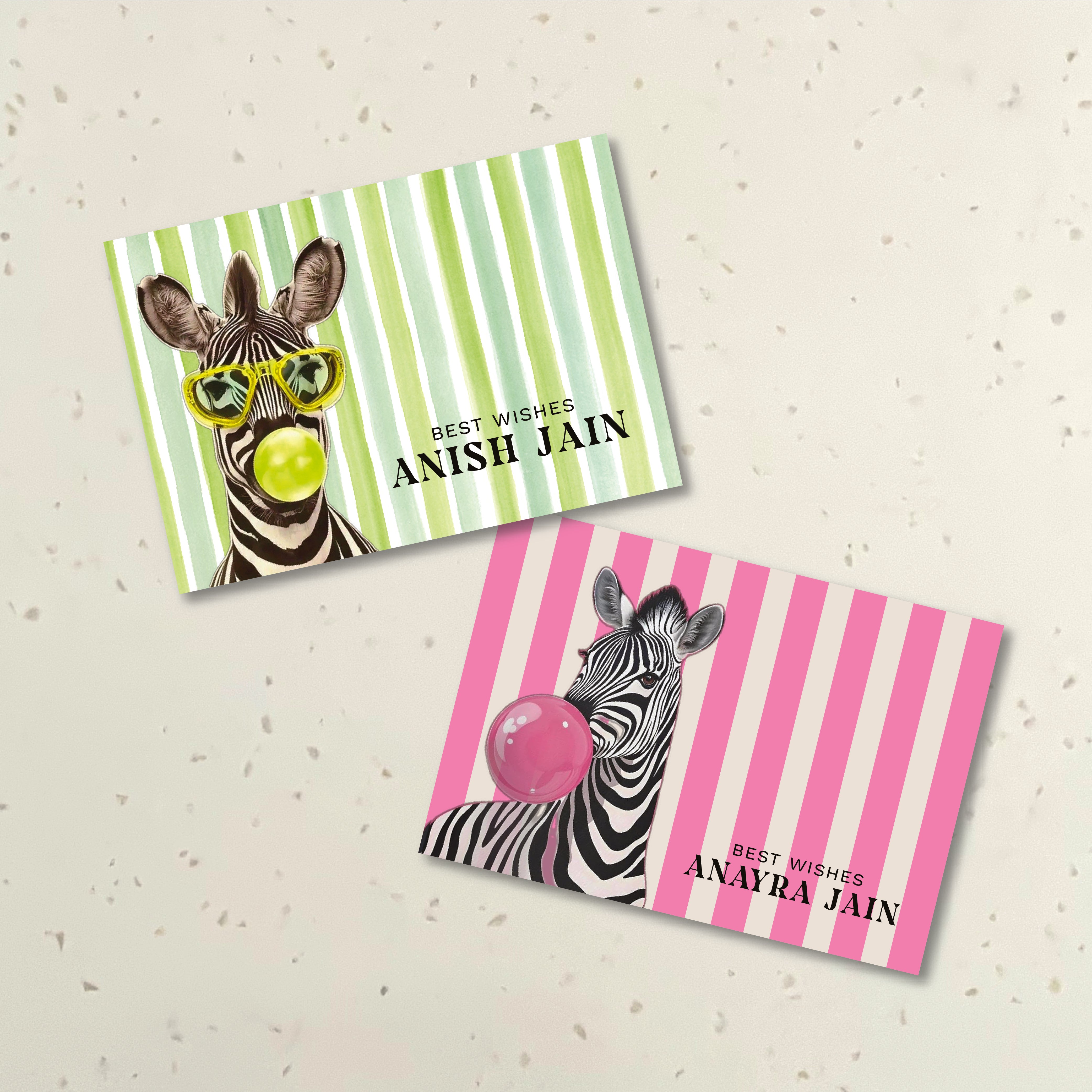 Gift Tag (rectangular) - Gen Zebra