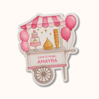 Gift Tag (Shape) - Candy Cart