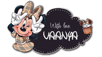 Gift Shape Sticker - Minnie Mouse