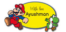 Gift Shape Sticker - Super Mario