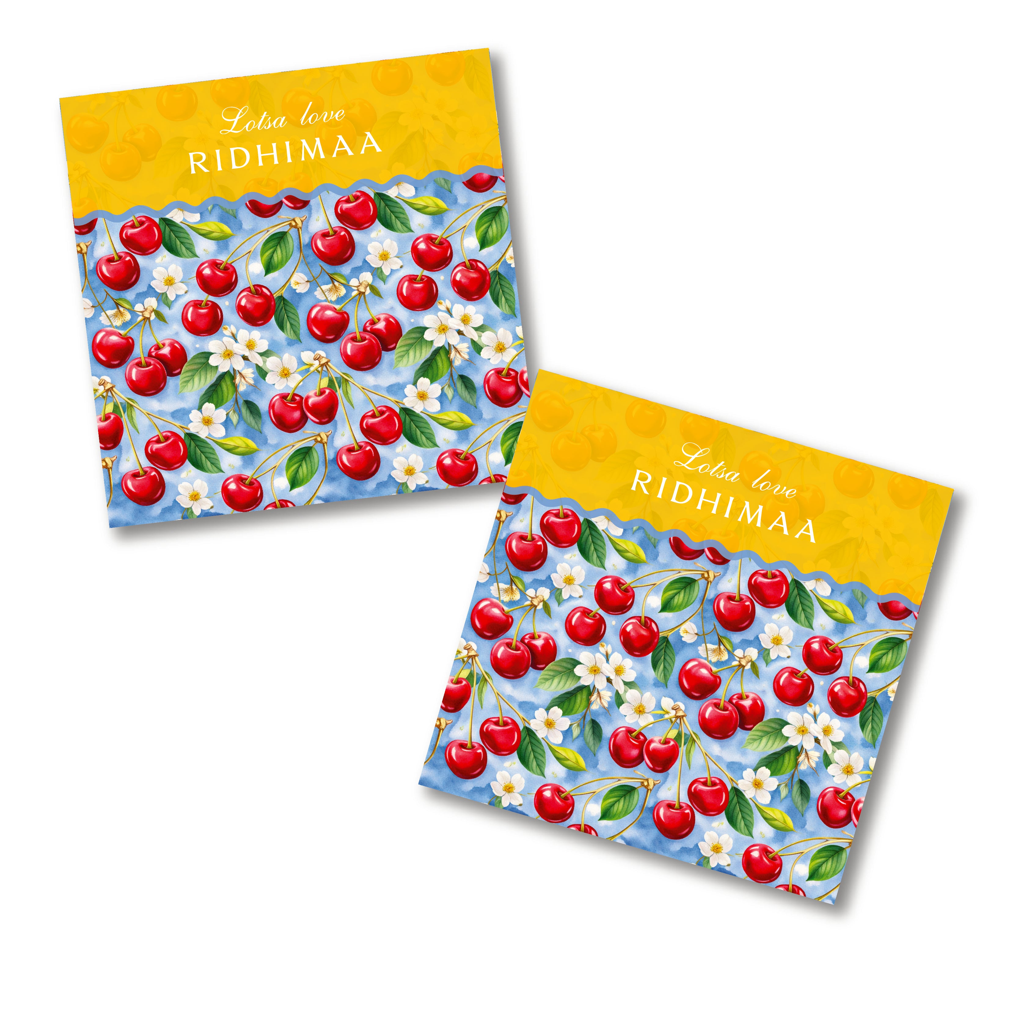Gift Tag - Cherries