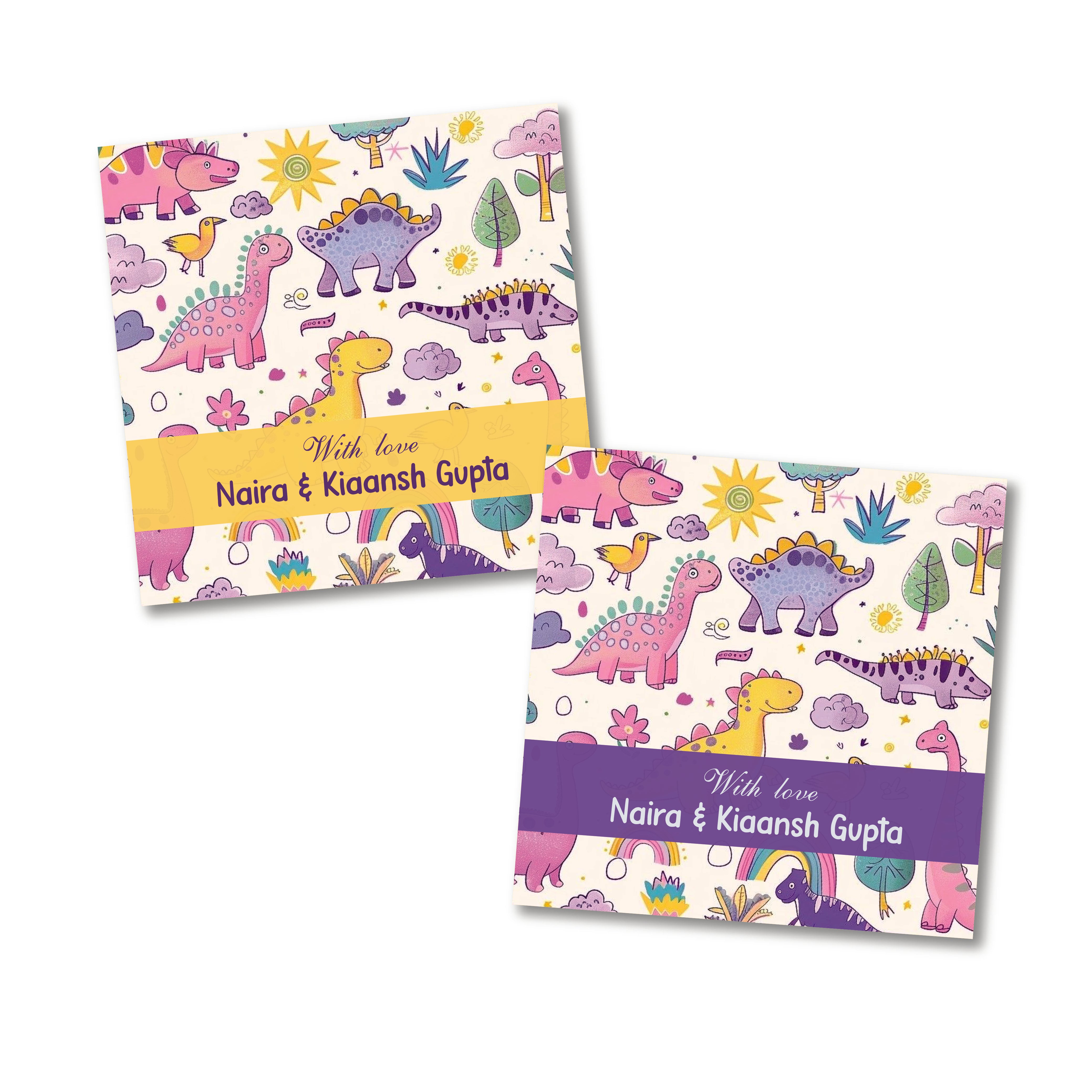 Gift Tag - Dino World