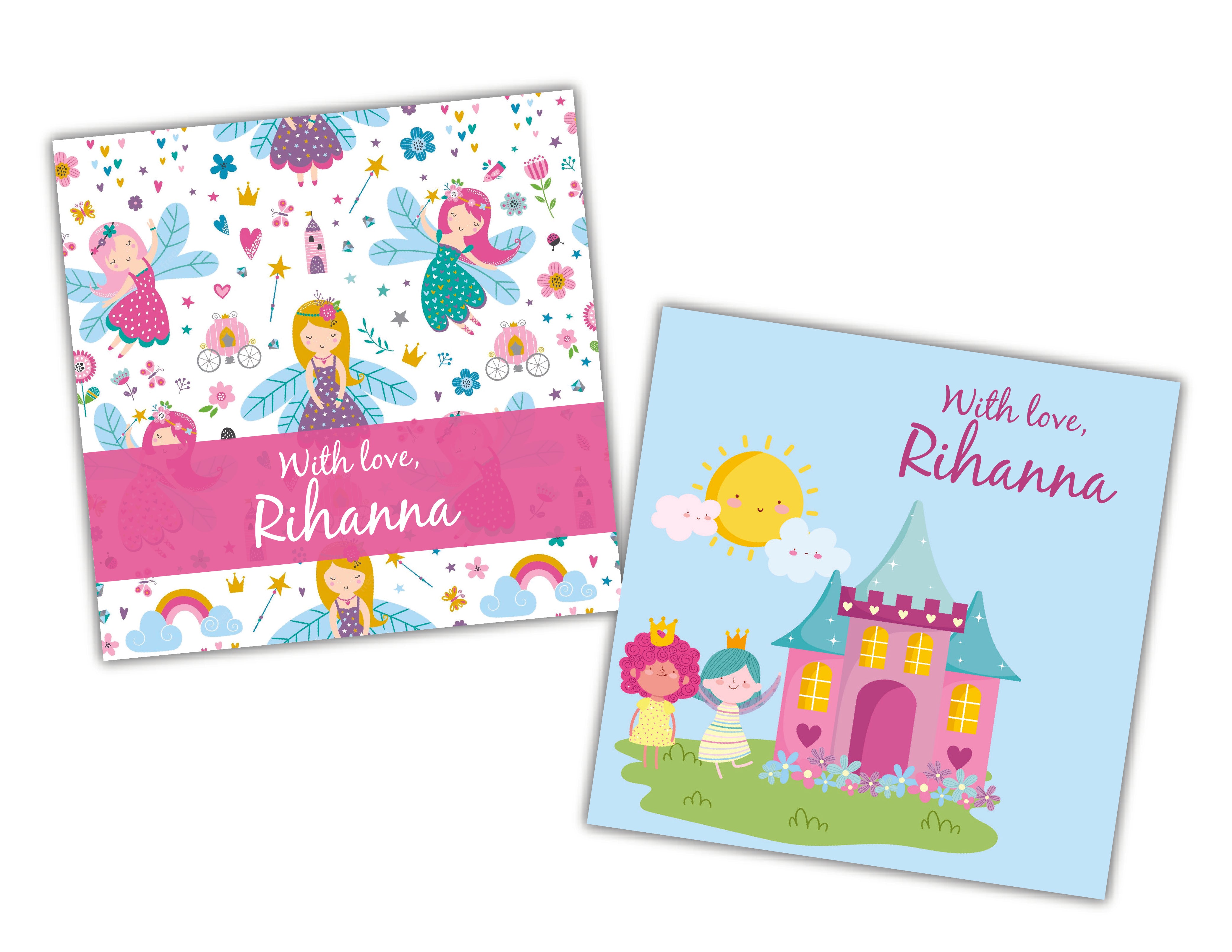 Gift Tag - Fairies & Castle