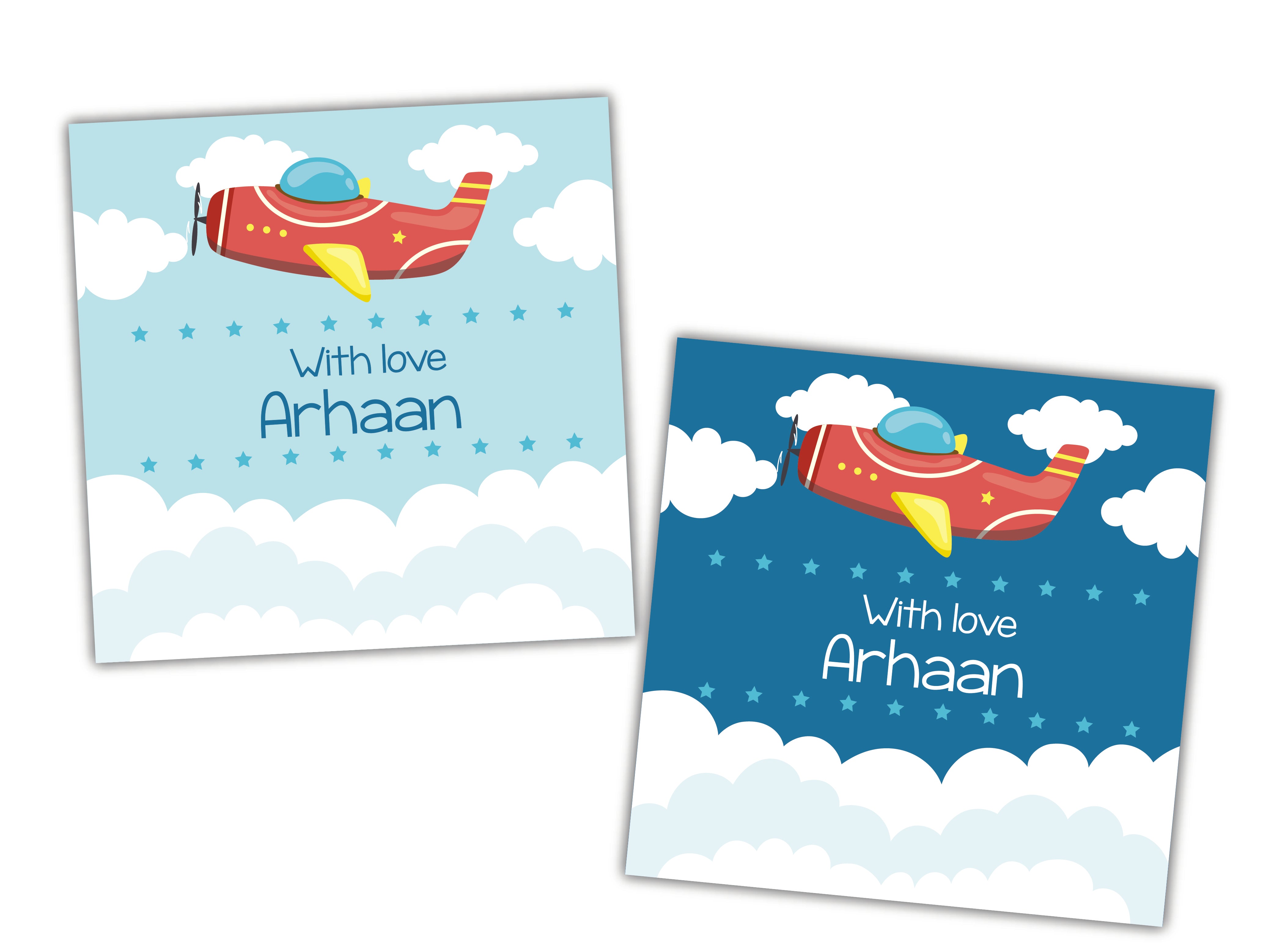 Gift Tag - Airplane