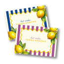 Gift Tag Adults - Lemons & Stripes