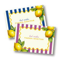 Gift Tag Adults - Lemons & Stripes