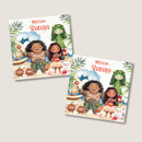 Gift Tag - Moana & Family