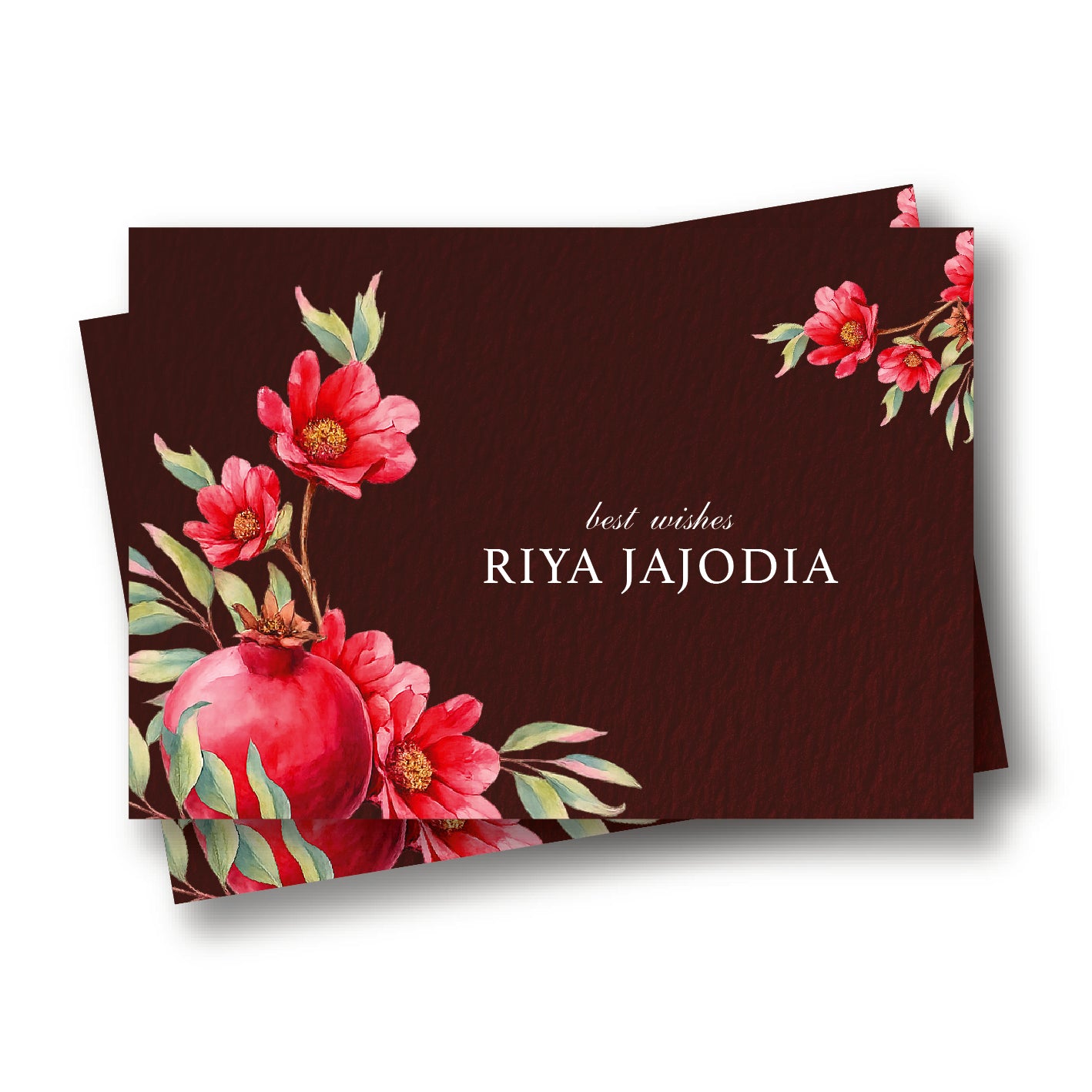 Gift Tag Adults - Pomegranate