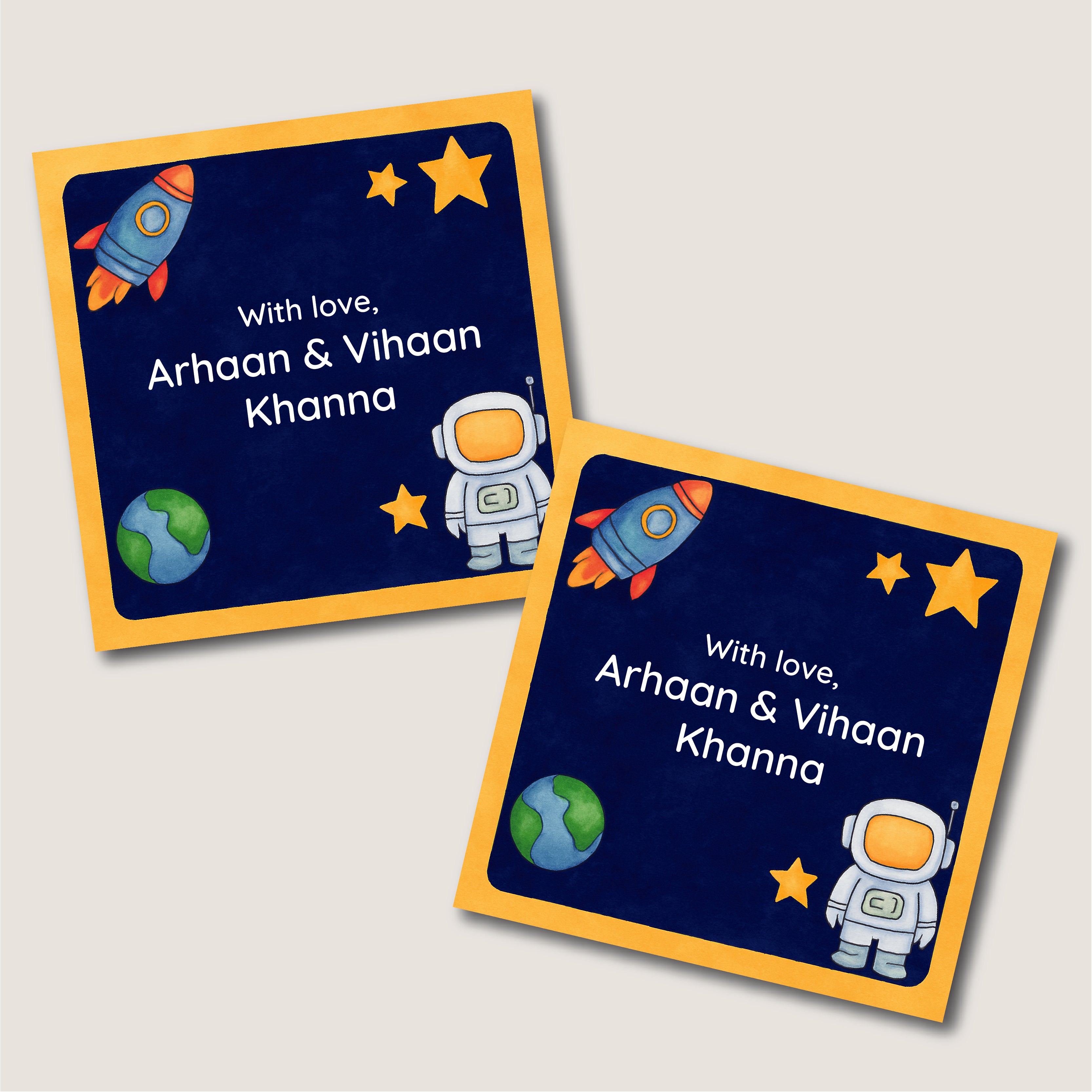 Gift Tag - Space (Design 3)