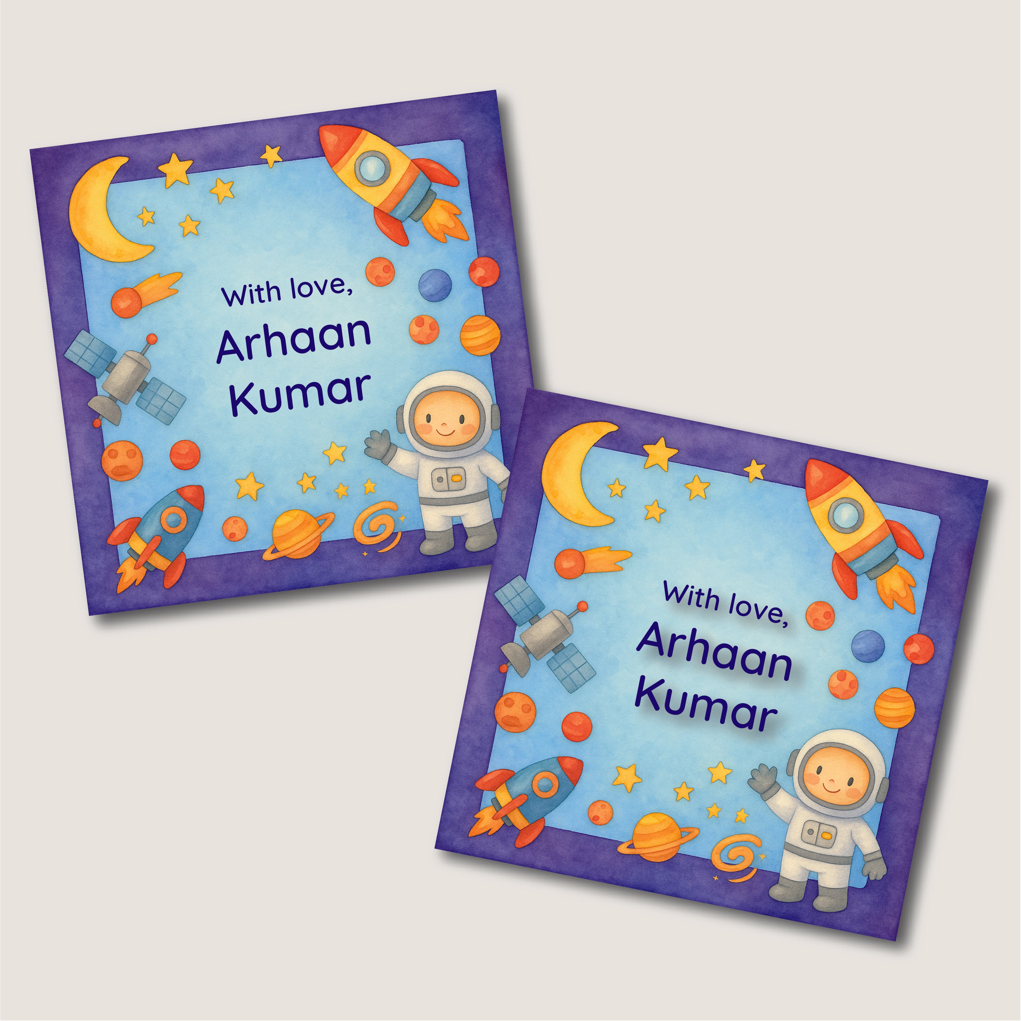 Gift Tag - Space (Design 4)