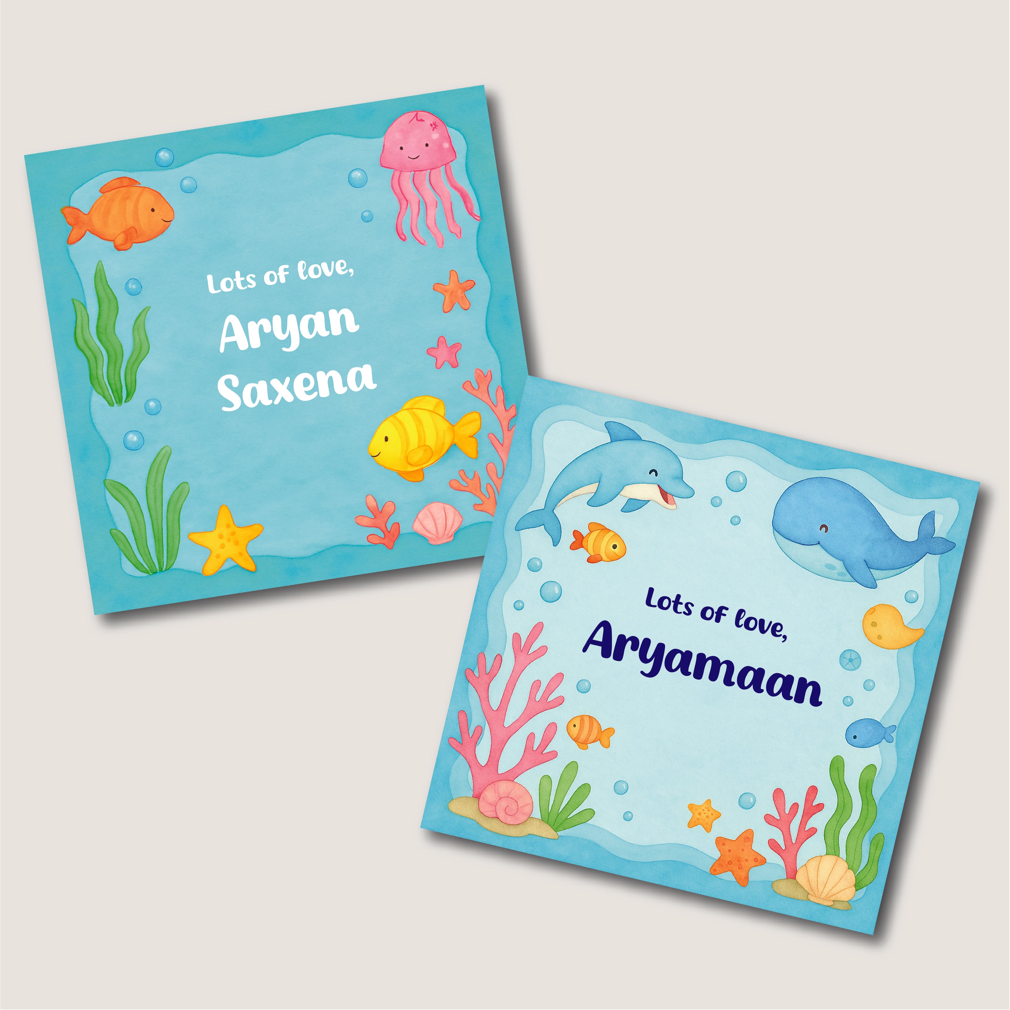 Gift Tag - Underwater World