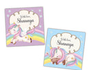 Gift Tag - Unicorn with stars