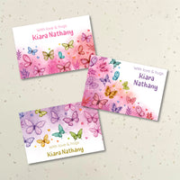 Gift Tag (rectangular) - Butterflies