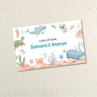 Gift Tag (rectangular)  - Underwater Life