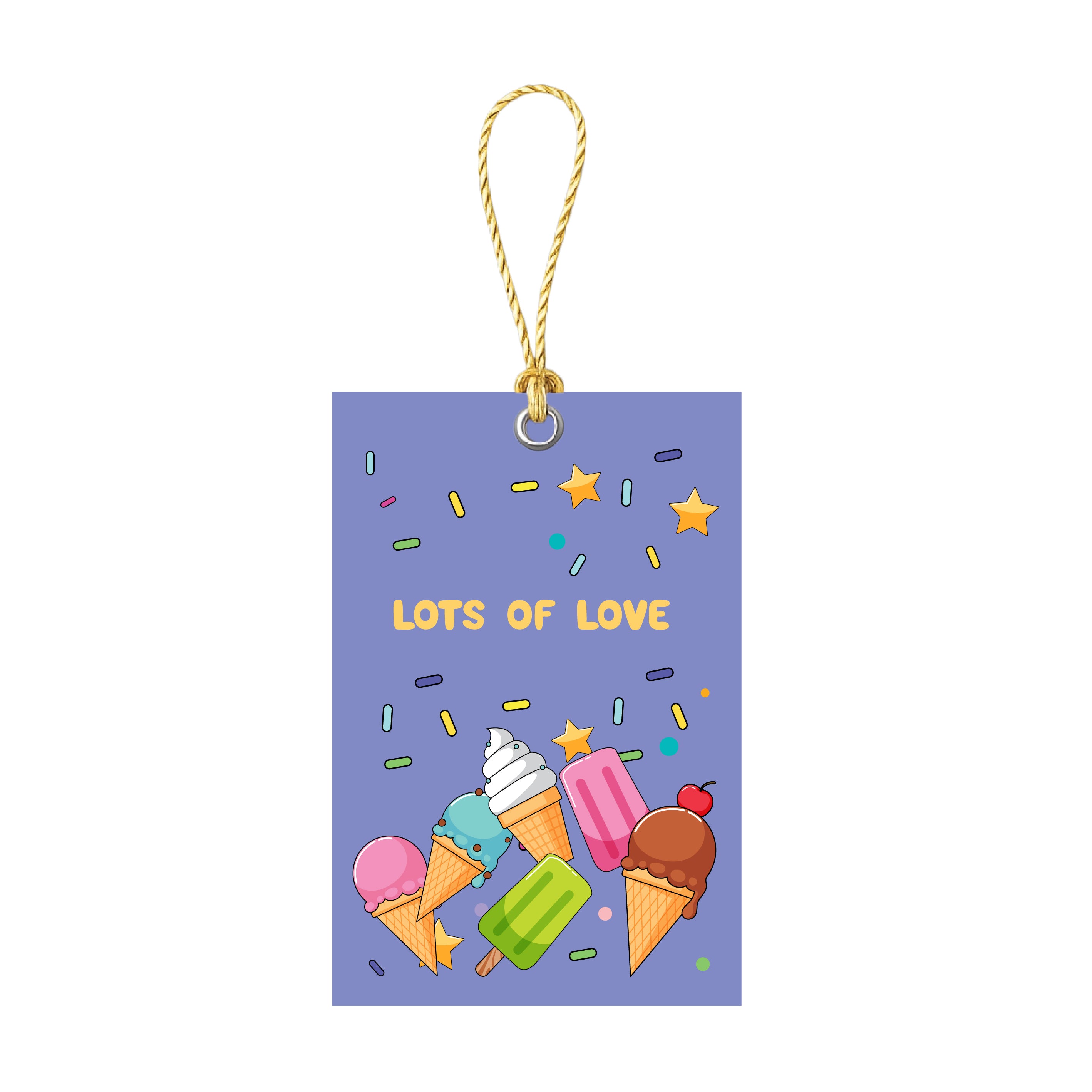 Hanging Gift Tag - Ice cream
