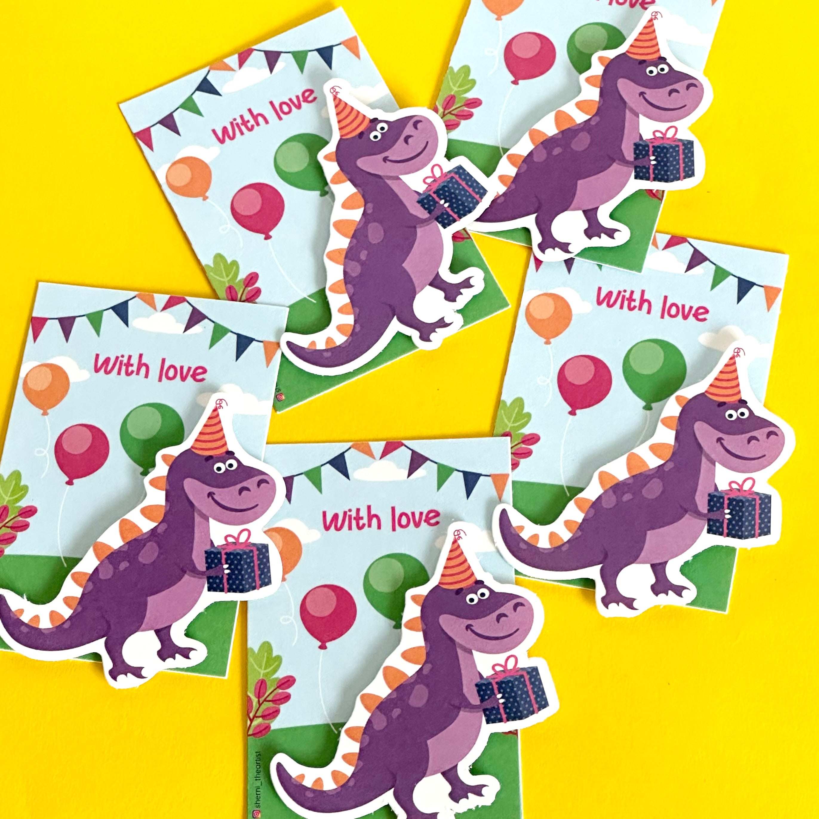 3D Gift Tag - Dino