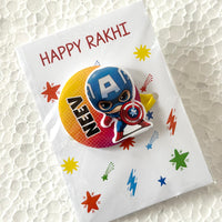 Double layered Rakhi - Captain America