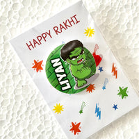 Double layered Rakhi - Hulk