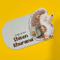 3D Gift Notecard - Hedgehog