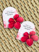 3D Gift Tag - Hibiscus