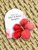 3D Gift Tag - Hibiscus