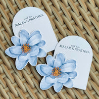 3D Gift Tag - Blue Salvia