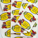 Gift Shape Sticker - Super Mario