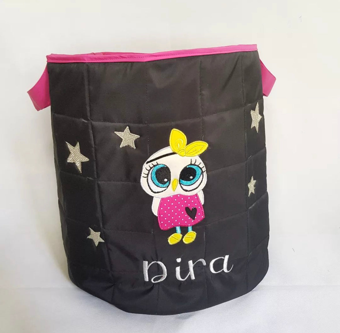 Storage Bin - Owl girl