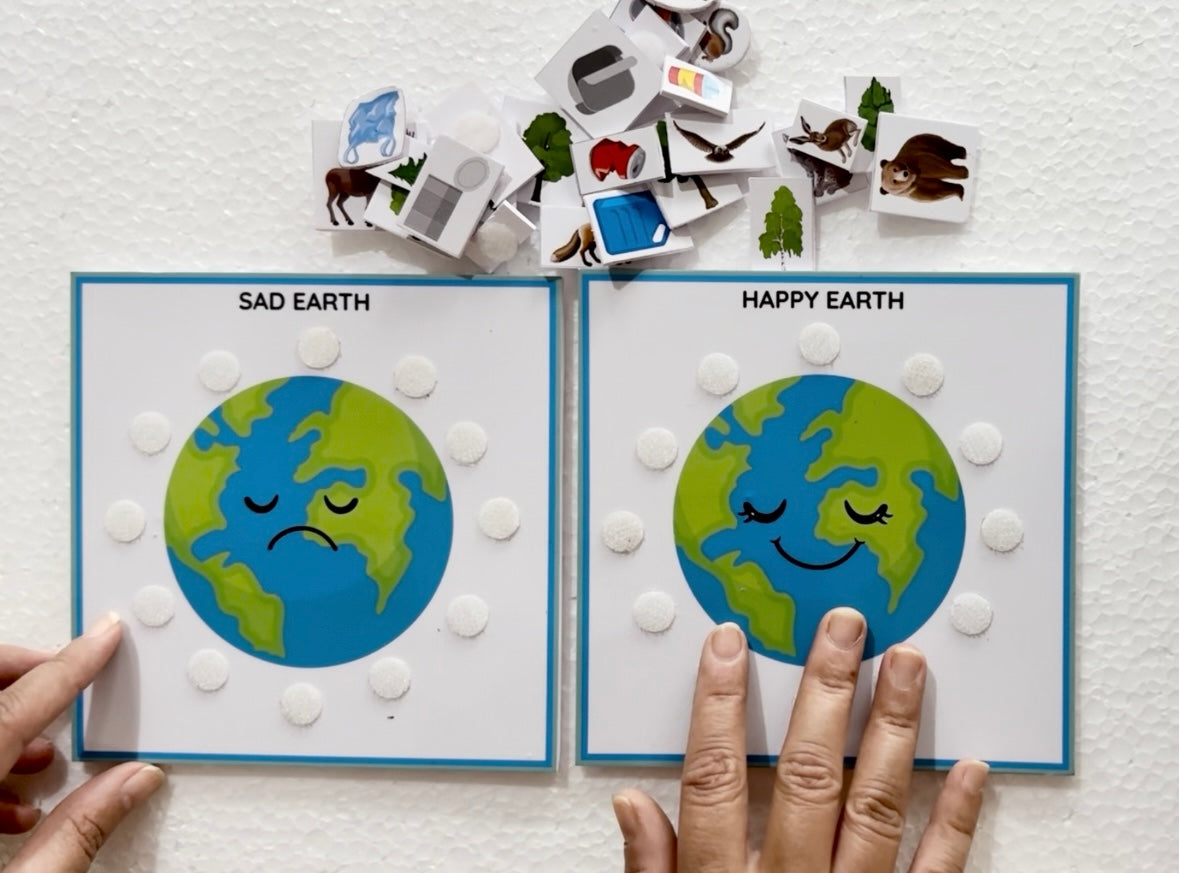 Happy earth - Sad earth activity