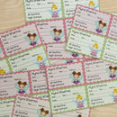 School Book Labels - Fairies