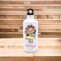 Sipper Bottle - Girl with laptop