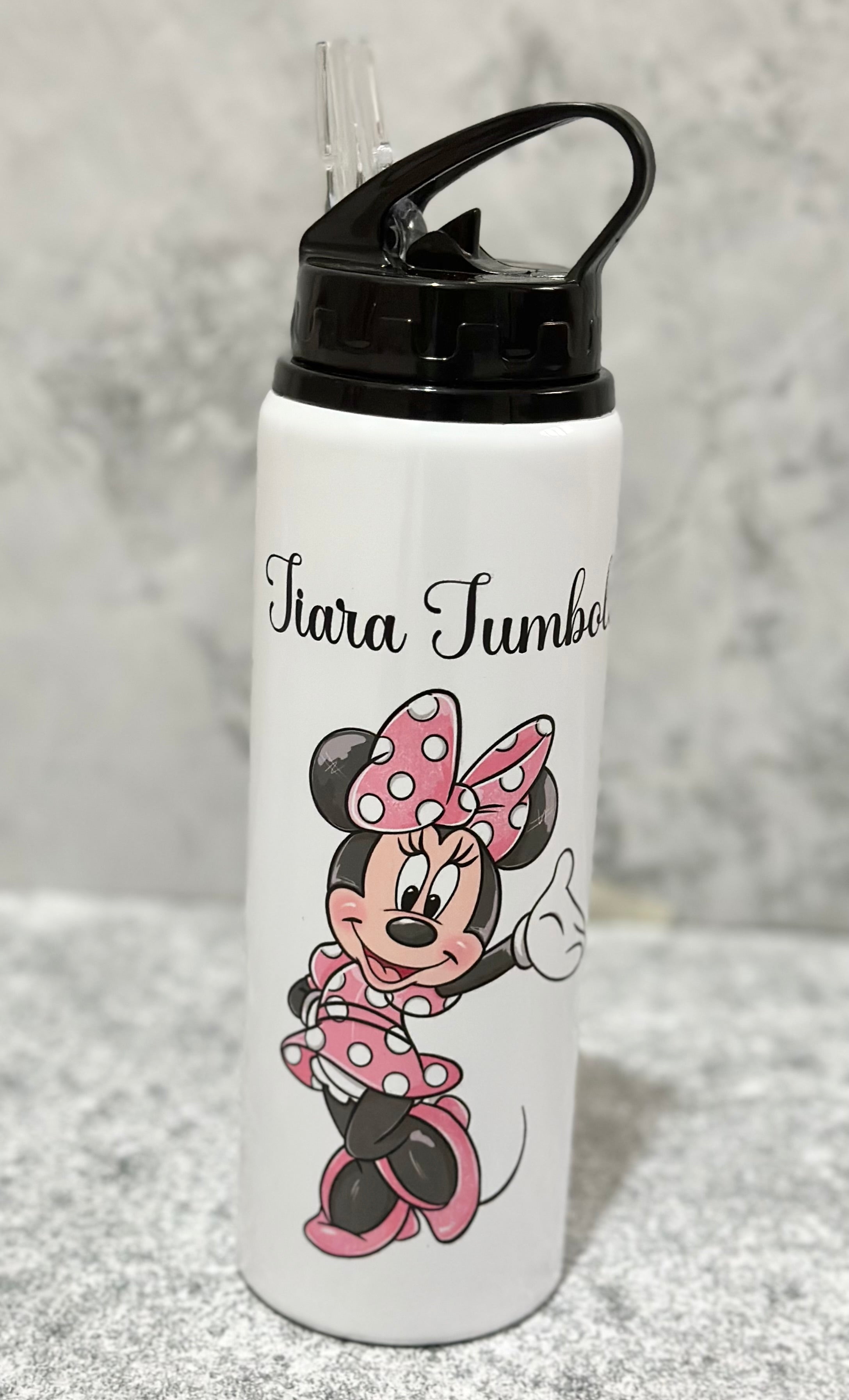 Sipper Bottle (With straw) - Minnie Mouse