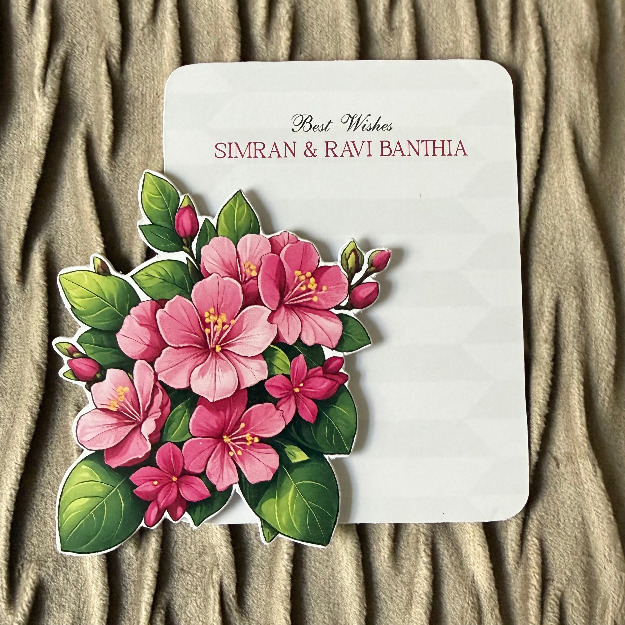 3D Gift Tag - Dahlia
