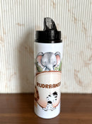 Sipper Bottle (With straw) - Jungle Safari