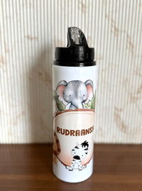 Sipper Bottle (With straw) - Jungle Safari