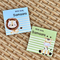 Gift Tag - Giraffe & Lion