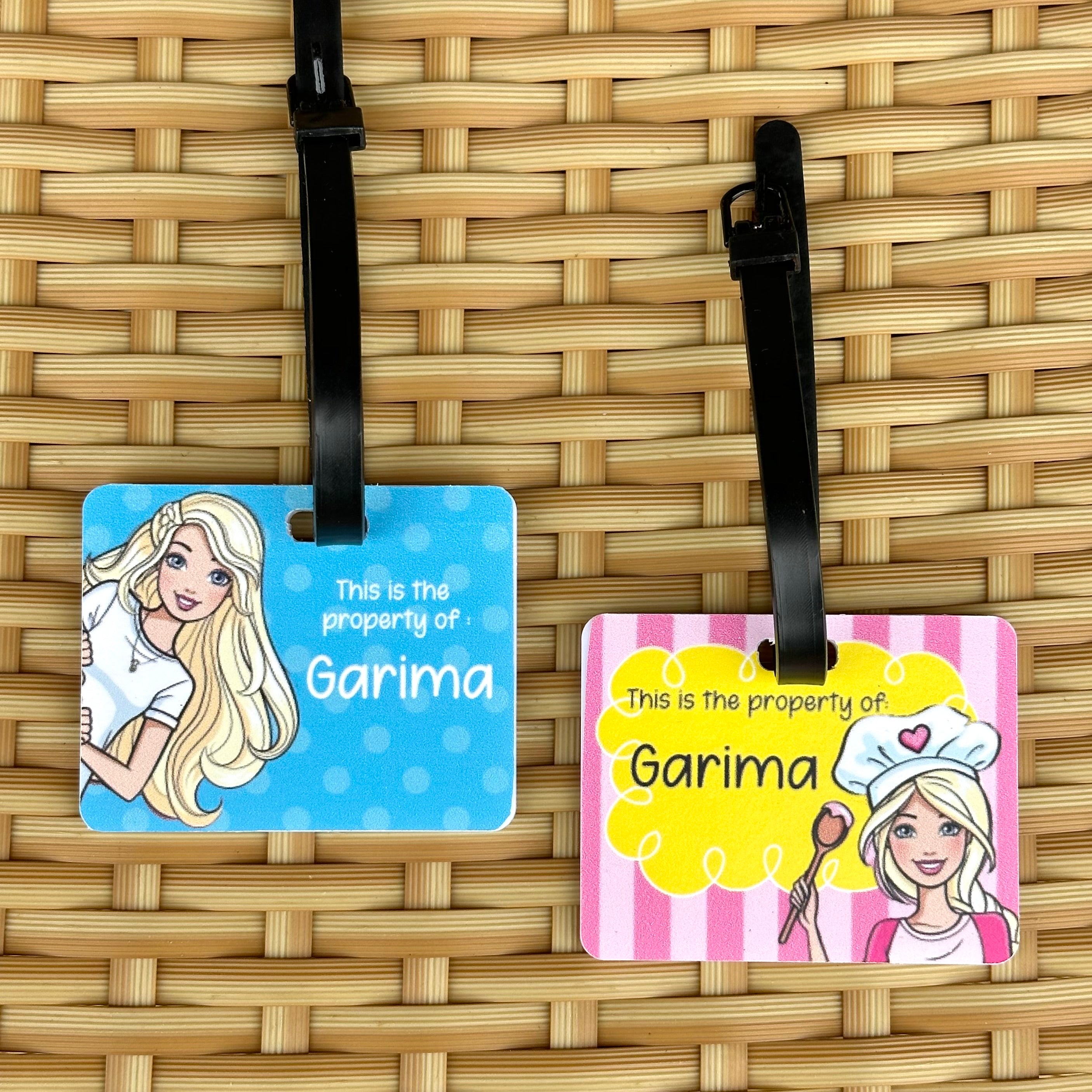 Back To School Label Set - Barbie