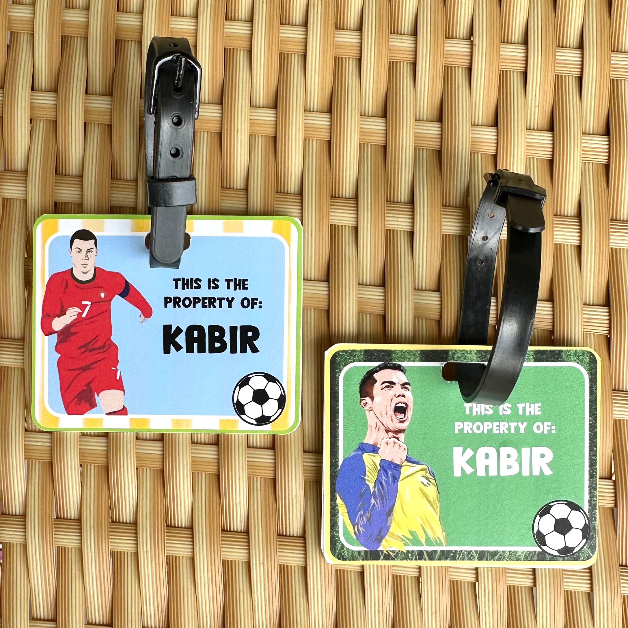 Bag Tag - Football player