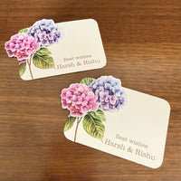 3D Gift Tag - Hydrangea Purple