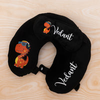 Neck Pillow - Eye Mask Set - Dinosaur