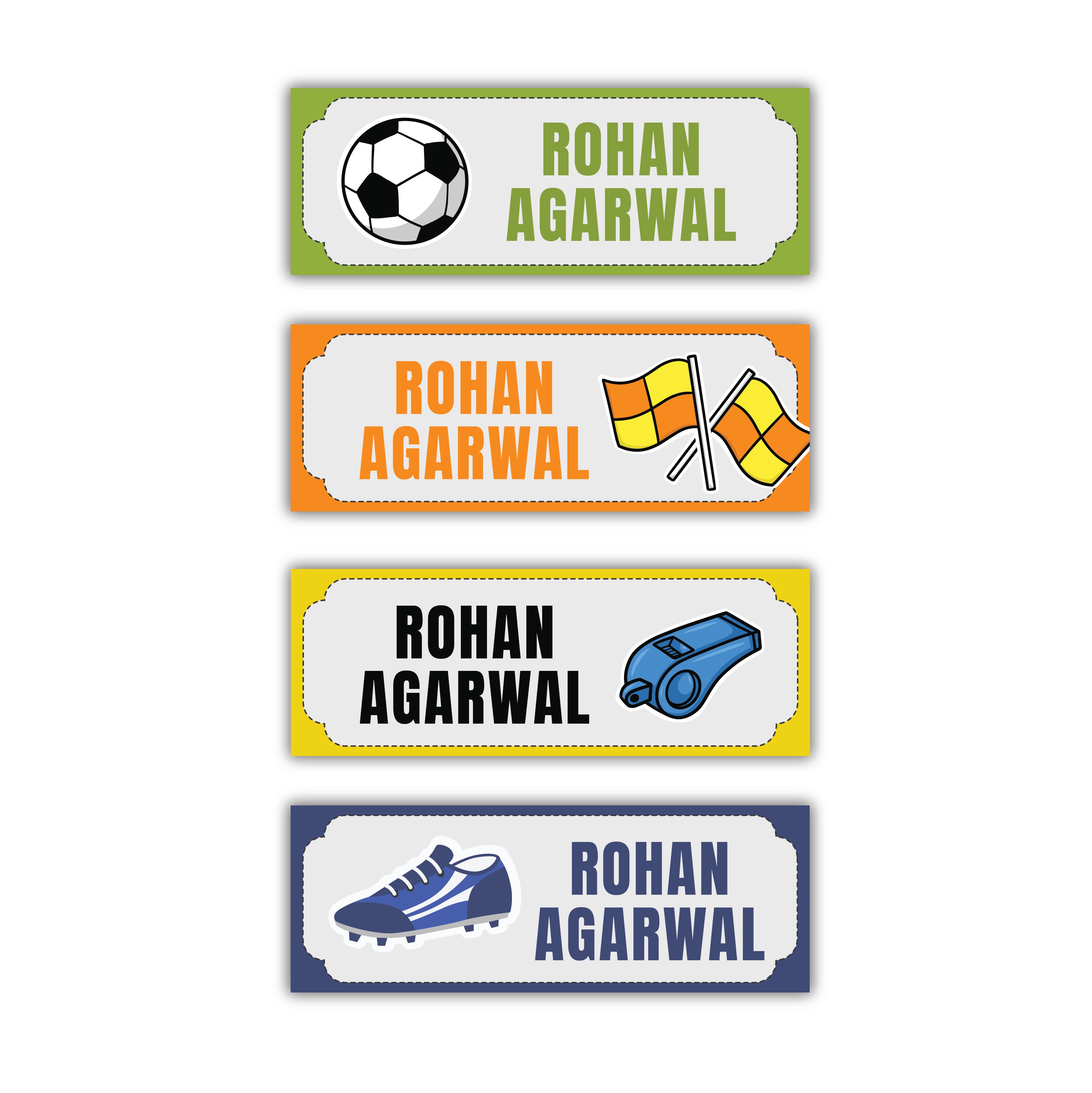 Iron On Labels - Sports