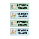 Iron On Labels - School Animals